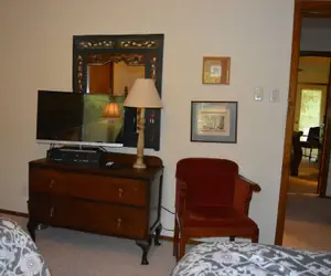 Photo 4 - Forest view, log-sided two bedroom, two bath condo on Lake Ouachita. by RedAwning