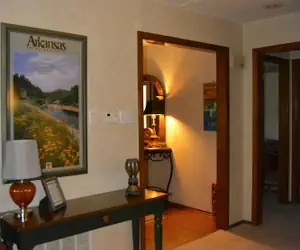 Photo 5 - Forest view, log-sided two bedroom, two bath condo on Lake Ouachita. by RedAwning