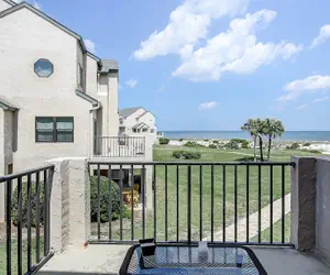 Photo 2 - Lovely Oceanfront Townhome W/free Wifi, Central AC, Shared Pool, Private W/D