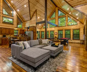 Photo 2 - Rated Top 10 One Bedroom + Oversized Deck + Game Room + Prime Location + Hot Tub