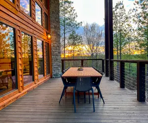 Photo 3 - Sunset Views + Close to Attractions + Oversized Deck + Firewood Provided