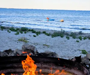 Photo 3 - Lake Huron Beachfront Home~Mackinac Island Views!