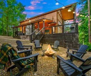 Photo 3 - Sunset Views + Close to Attractions + Oversized Deck + Firewood Provided