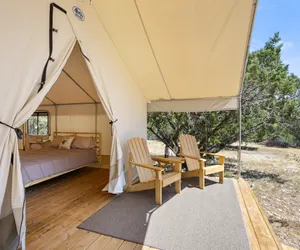 Photo 2 - 2-Bed Glamping Escape | Firepit + Hill Country Trails