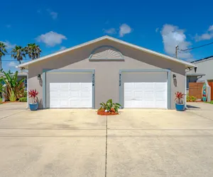 Photo 2 - TWO Dog Friendly Homes with Private Fenced Yard and Fire Pit STEPS to the Beach!