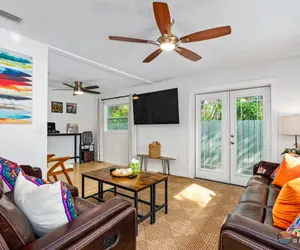 Photo 3 - Dog Friendly Home with Private Yard, Office & Fire Pit! STEPS to the Beach!