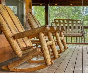 Photo 4 - The Enchanted -Fire Pit, Private, Lovely Log Home!