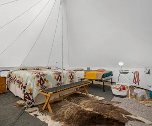 Photo 4 - Family Bell Tent with 1 Queen + 2 Twin Beds