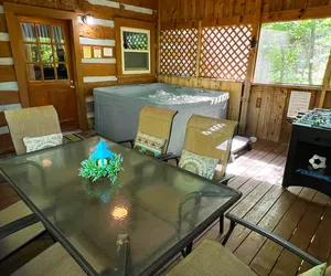 Photo 2 - New Song Appalachian Chink Style Cabin features Foosball and Air Hockey Table