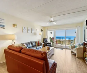 Photo 2 - Oceanfront Beach Condo with Private Balcony, Short Walk to Pool and Beach
