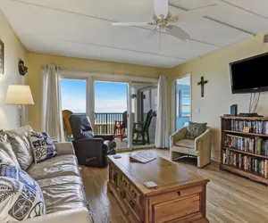 Photo 2 - Oceanfront Beach Condo with Private Balcony, Short Walk to Pool and Beach