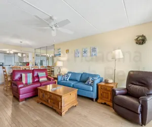 Photo 2 - Oceanfront Beach Condo with Private Balcony, Short Walk to Pool and Beach