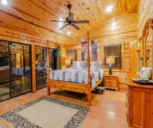 Photo 4 - Crooked Pine Cabin  Swing and Hot Tub on the Deck