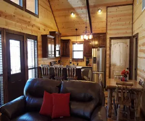 Photo 2 - Ace in the Hole Cabin with Hot Tub and Fireplace