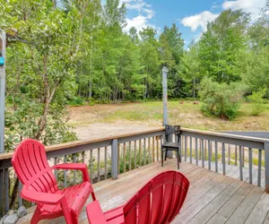 Photo 4 - Chandler Hill Base Camp - Enjoy A Spacious Natural Getaway in this Rustic Home on 2 Acres in the Mountains, 10 minutes from Sunday River Ski Mountain!
