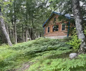 Photo 4 - Mountain Blue Cabin is rustic, romantic with dock, yard, firepit