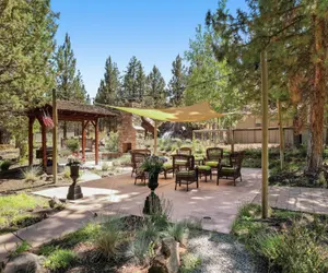 Photo 3 - Big Bear Home features Private Entrance and Patio with Fire Pit