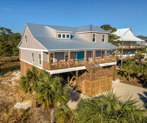 Photo 3 - Great Escape to Dauphin Island - Fun for the whole family!  Tremendous gulf views - one minute to the boardwalk!