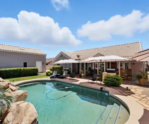 Photo 5 - Luxury Oasis | Private Pool + Hot Tub | Pet‑Friendly