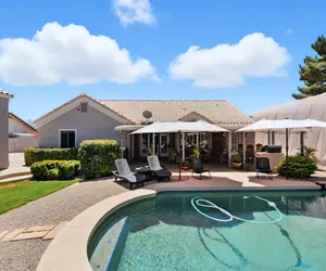 Photo 4 - Luxury Oasis | Private Pool + Hot Tub | Pet‑Friendly