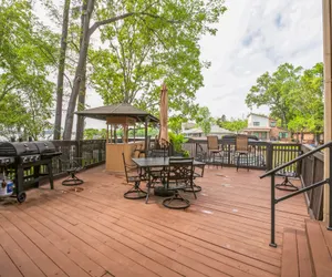 Photo 5 - Lakefront Retreat with Pool, Hot Tub & wooden bulkhead for parking up to 2 boats