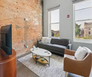 Photo 2 - Rustic-Industrial Loft with Courthouse Views