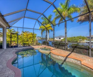 Photo 2 - Villa Sol South Gulf Cove! Pool/Spa Waterfront Canal w Dock