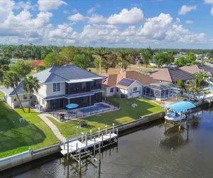 Photo 2 - Port Charlotte 4 Bedroom Pool Vacation Home on Canal