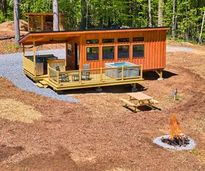 Photo 2 - Secluded Modern Cabin Surrounded by Trees