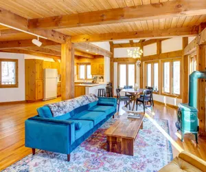 Photo 2 - 12 Acres of Autumn Color • Cozy Catskills Home