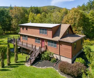 Photo 2 - New! 3BR Contemporary Log Home in Catskill Mts