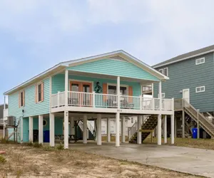 Photo 4 - Ocean Breeze Cottage - 2nd Row Ocean View Cottage Private Backyard with Pool and Fire Pit