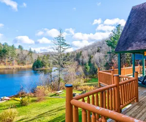 Photo 2 - Mount Snow Cabin with Private Hot Tub by RedAwning