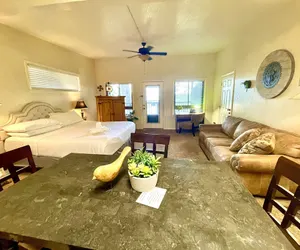 Photo 2 - Lake view King Studio with full kitchen, deck overlooking Lake Ouachita, king bed and queen sleeper sofa by RedAwning