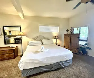 Photo 3 - Lake view King Studio with full kitchen, deck overlooking Lake Ouachita, king bed and queen sleeper sofa by RedAwning