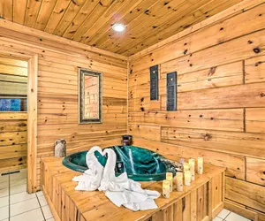 Photo 3 - 'grin N Bear It' Cabin w/ Hot Tub + Fire Pit!