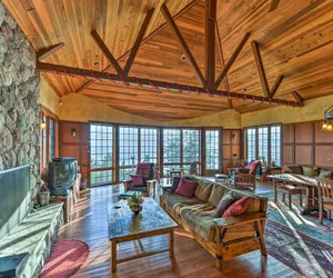 Photo 2 - Forested Gold Beach House w/ Panoramic Ocean Views
