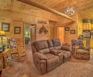 Photo 3 - Updated Manistique Log Cabin, Yard & Fire Pit