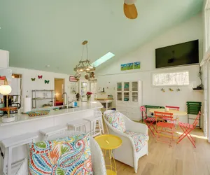 Photo 2 - Beachfront Lake Michigan Cottage: Fire Pit & Deck