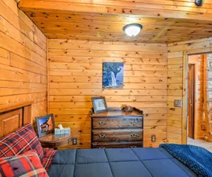 Photo 3 - Cozy Manistique Cabin w/ Deck, Grill & Fire Pit!