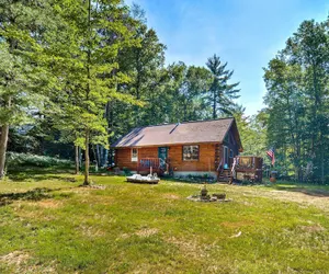 Photo 2 - Cozy Manistique Cabin w/ Deck, Grill & Fire Pit!