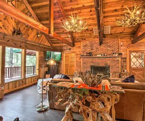 Photo 2 - Rustic Lakeside Cabin w/ Deck < 1 Mi to Lake!