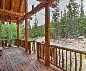Photo 2 - Fairplay Log Cabin W/deck & Incredible Mtn Views!