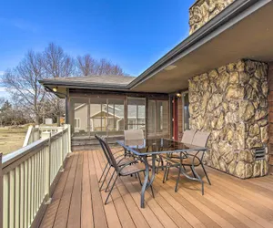 Photo 2 - Milford Lake Vacation Rental: Walk to Beach!