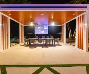 Photo 4 - Beachfront Villa Outdoor Cinema Fire Pit BBQ