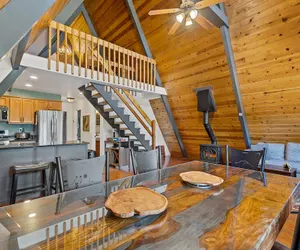 Photo 2 - Spacious A-frame Pines Cabin 12 Beds Loft Game Room