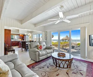 Photo 3 - Large Beachfront Deck on Car Free Beach - 5747 S Atlantic