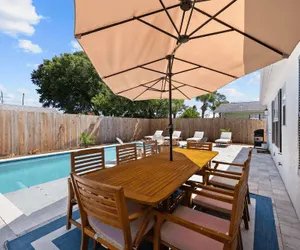 Photo 2 - 1 Block to Beach, Private Pool + Fire Pit, Bonfires! G By The Sea by Avantstay