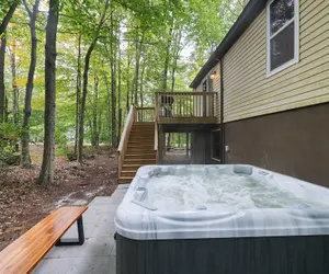 Photo 2 - Moshannon Tree-lined Pocono Retreat w/ Hot Tub, Firepit & Pool Table