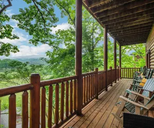 Photo 3 - Summit View Way Resort Cabin w Hot Tub Deck w Views Pool Table
